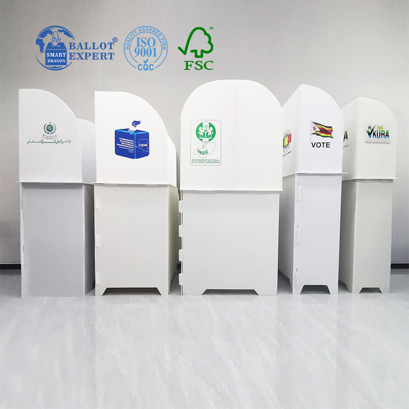 hollow board voting booth customized1