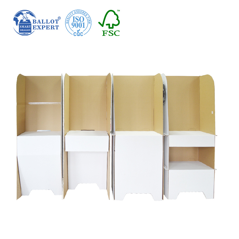 cardboard voting booth customized