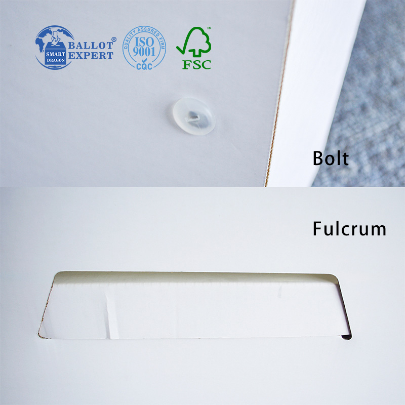 corrugated paper voting booth7