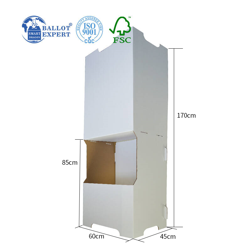 cardboard election booth6