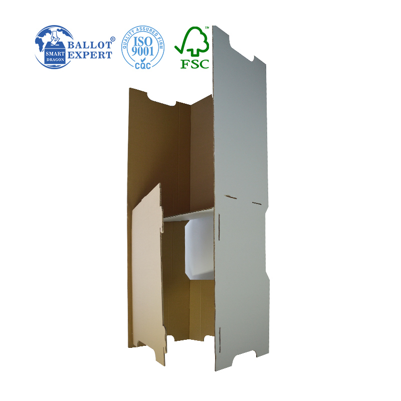 cardboard election booth4