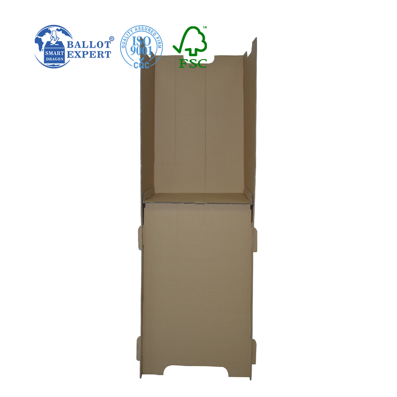 cardboard election booth5