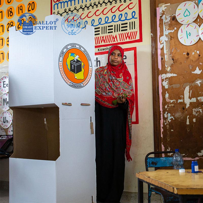 cardboard election booth1