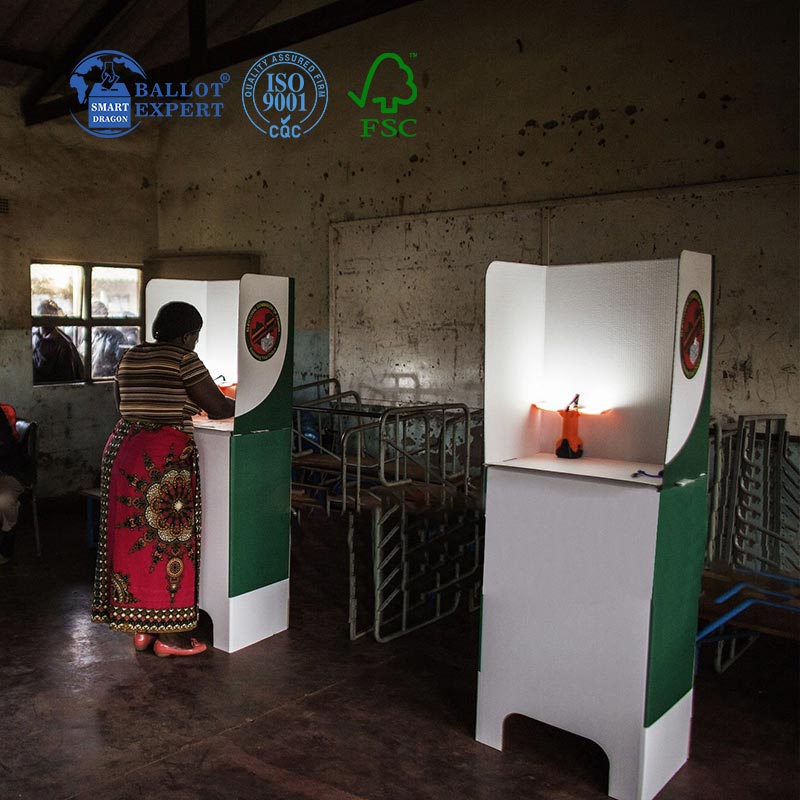 cardboard voting table22