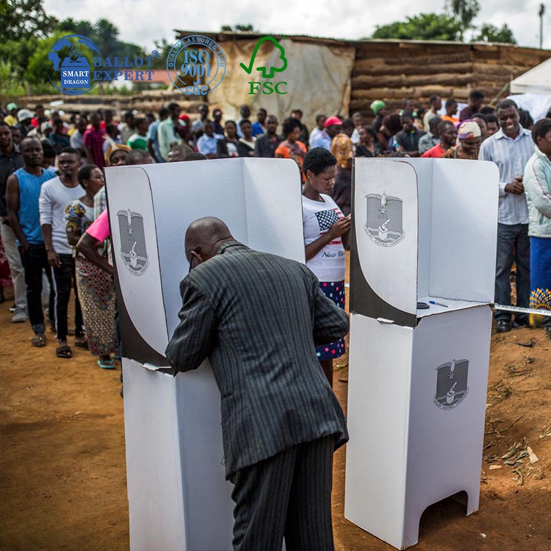 cardboard voting table33