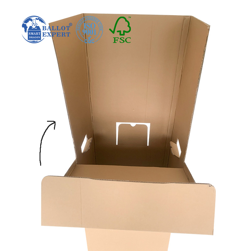 cardboard voting booth26