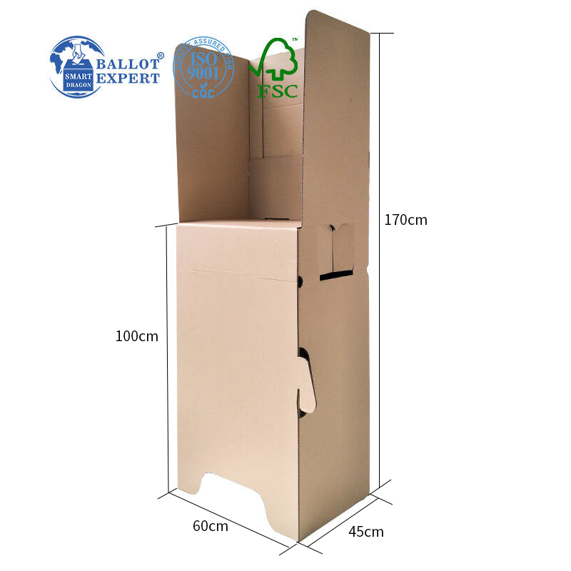 Cardboard Voting Booth42