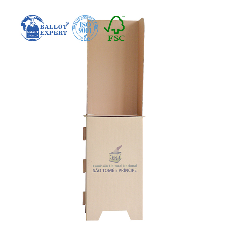 corrugated cardboard voting table13