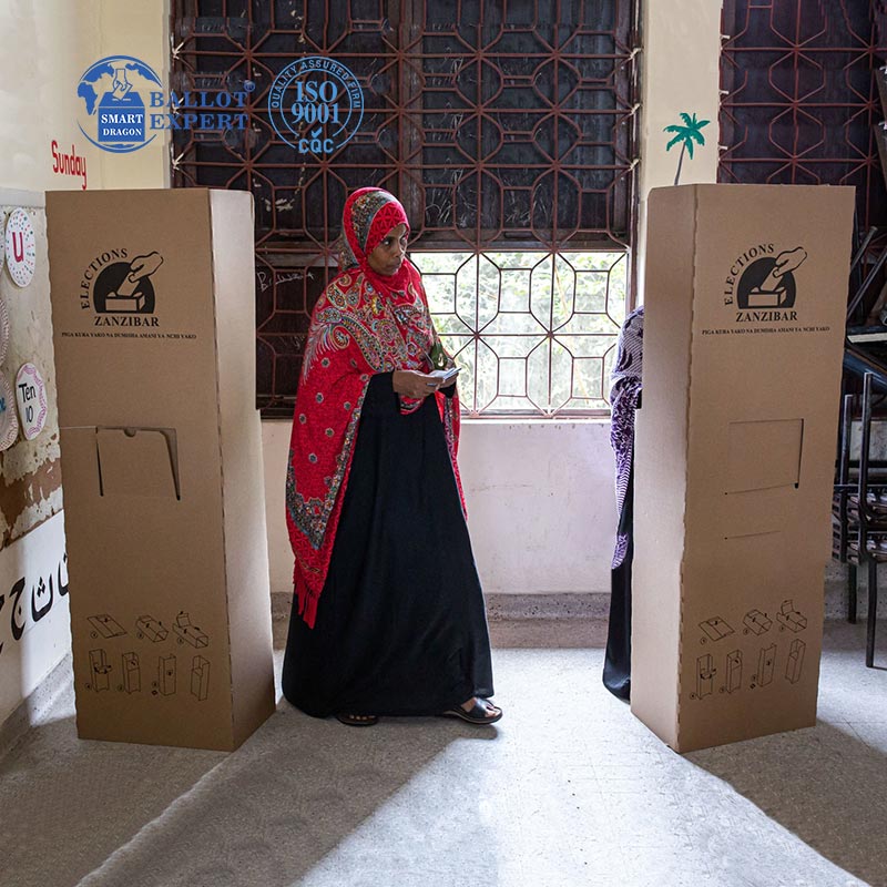 Cardboard Voting Booth for sale1