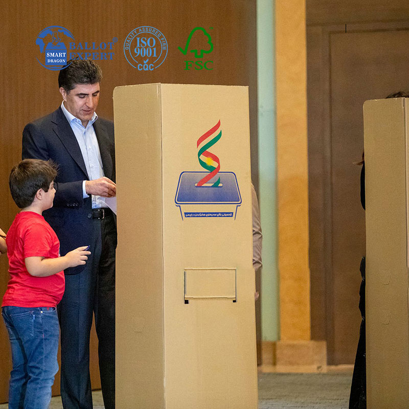 Cardboard Voting Booth for sale2