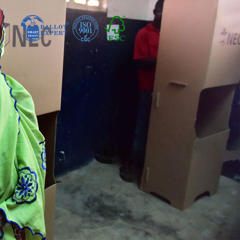 cardboard election booth2