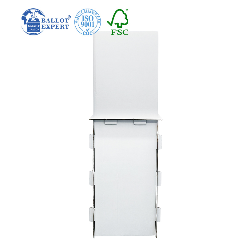 Cardboard Standing Voting Booth5