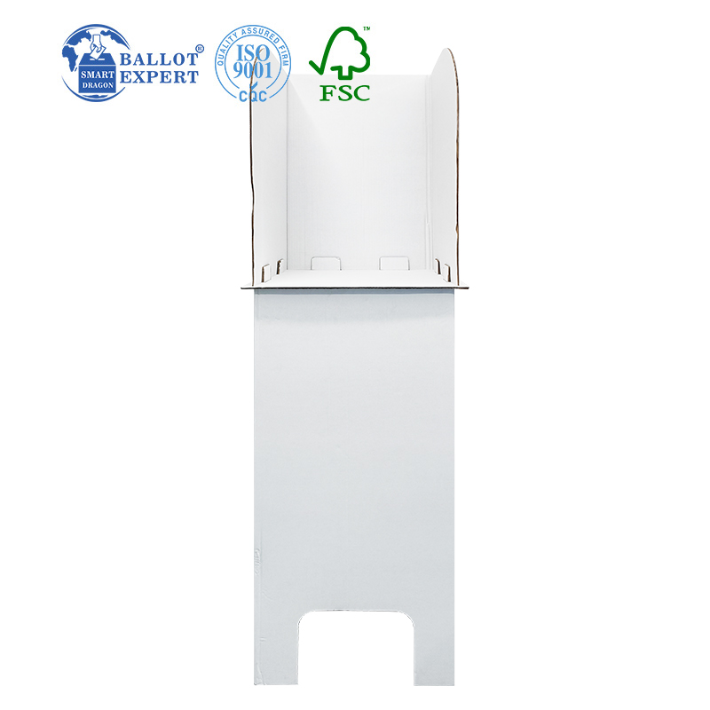 Cardboard Standing Voting Booth4