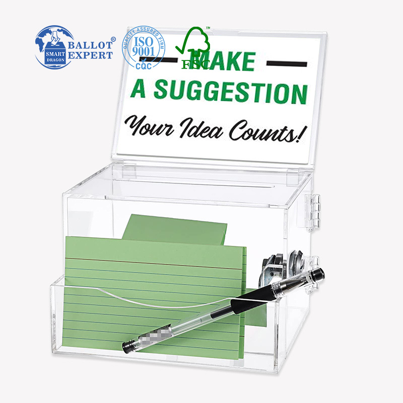 acrylic donation box